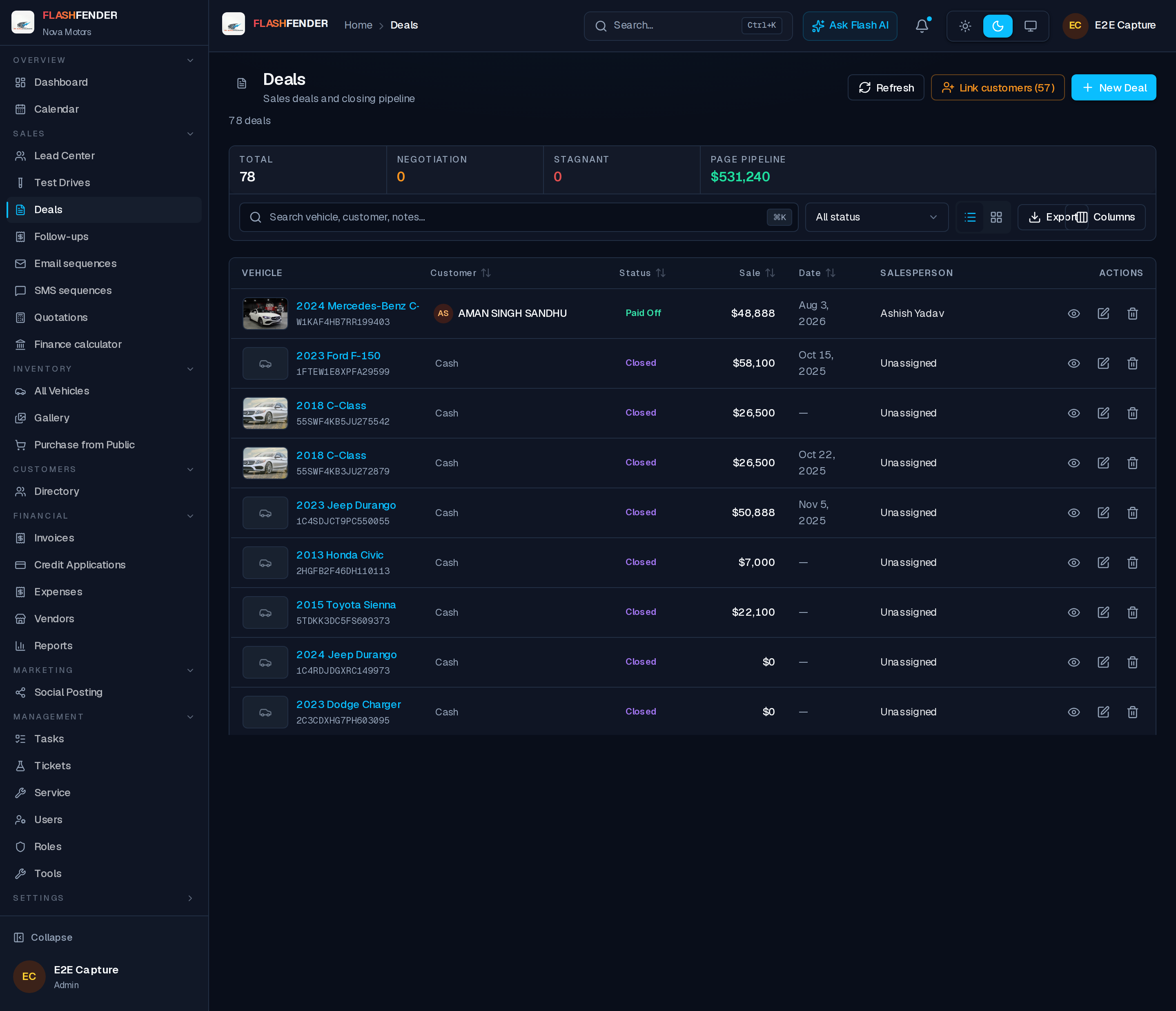 FlashFender Deals — live product screenshot